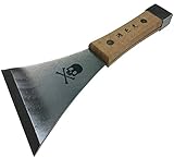 好川産業 Y型皮スキハンマー付90ｍｍ 黒ドクロマーク入10本組