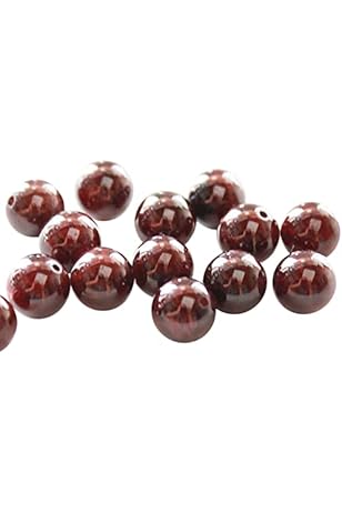 Amazon.co.jp: 8mm ガーネット バラ売り パワーストーン 天然石 粒売り 