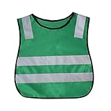 伸縮性ウエストバンド付きベスト/安全ベストを実行GOGO子供反射 - フオレスト - CHILD