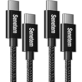 【2本セット】Senetem 60W USB C to USB C ケーブル 3m+3m 3A 60W 急速充電 PD対応