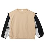 [ニコフラート] ロングTシャツ くじら キッズ アイボリー 90