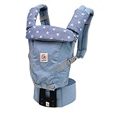 ErgoBabyCarrier エルゴベビー アダプト アズールブルー 専用カバー付き3点セット（本体SG＋専用カバー＋よだれパッド）【日本正規販売店２年保証】