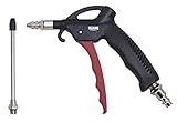 FIT TOOLS Two Way Air Duster Blow Gun w/ Flow Adjustable and 110mm Long Nozzle [並行輸入品]