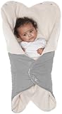 Wallaboo Baby Blanket Cozy Faux Suede with Thick Shearling Lining, Grey by Wallaboo