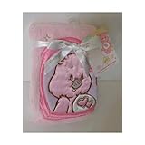 Ultra Soft Blanket With Applique - Care Bears - Pink by Babyboom
