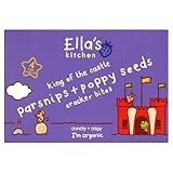 外国からの出荷Ella's Kitchen Parsnips & Poppyseeds Cracker Bites?4 x 20g