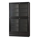 小島工芸 書棚 ウェンジ サイズ:W1203×D400×H2003mm 引戸タイプ SP-120H 2151885