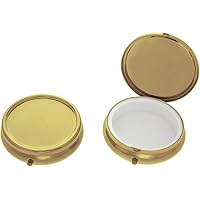 Amazon.co.jp: ピルケース 丸型 3仕切り 持ち運び 薬入れ サプリ