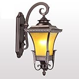 YJH+ ウォールランプヨーロッパスタイルの回廊回廊屋外中庭バルコニー防水防錆ウォールランプ 美しく、寛大な