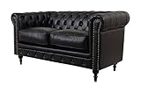 ダブルソファ　VC2P32K 英国調　イングランドスタイル　ブリティッシュ風　チェスターフィールド　イギリスアンティークテイスト　フロアソファ　アームチェア　一人掛け　1人掛け　1P　クラブソファ　店舗家具　ホテル什器　レストラン家具　輸入