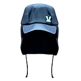 Little Rabbit(リトルラビット) ベビー 子供キッズ水着日焼け予防アウトドアUVカットフラップキャップ帽子(Kids Flap Cap) (7 Colors) (Navy) [並行輸入品]