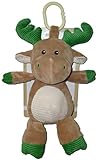 Baby Toy 10 " PlushムースRattle withクリップ