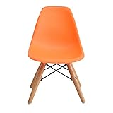 快適ホームズ キッズイームズチェア Aタイプ オレンジ EA-005OR