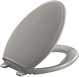 KOHLER K-4733-K4 Glenbury Quiet-Close with Grip-Tight Bumpers Elongated Toilet Seat, Cashmere [並行輸入品