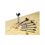 7 Pcs。Precisionせん断せん断鋸歯状エッジPrecision Forstnerドリルビットセット1 / 4 Inch to 1インチbyフロイト