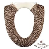 オカトー ファミーユ 便座カバー 洗浄・暖房便座用 ブラウン