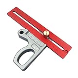 KESOTO アルミ　木工測定ルーラー　スクライビング　スコヤ　高さ定規　位置決め 90度・45度