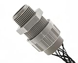 Leviton L7568 1-Inch, Straight, Male, Nylon Body, Nylon Cord Sealing Strain-Relief, .437 to .562 Cor