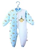 ベビースーツ服ロングスリーブコットンのベビークロールスポーツオープンフォークコットンC