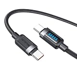 Mcdodo USB-C to USB-Cケーブル 240W急速充電 PD3.1規格 Type-Cケーブル E-markerチップ搭載 リズムスクリーン表示 高速データ転送 Type-C 充電コード タイプCコード Macbook iPad iPhone 17/16/15 Xperia Galaxy Pixel AndroidなどUSB-C機器対応 1.2m 型番CA-0350