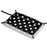 わくわくお食事タイムのベビーランチョンマット・トレイ　polka dot large（black）　B0504500　日本製