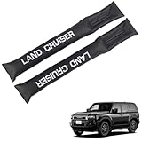 XIKER トヨタ ランドクルーザー250系 専用 PUレザー 隙間クッション 車用 シートサイド隙間埋め 運転席 助手席 ゴミ小物類 落下防止 カー用品 便利グッズ シートコンソール座席隙間落ち防止 内装 カスタム パーツ 2本 セット(ブラック)