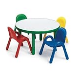 Angeles Preschool Table & Chair Set SHAMROCK GREEN [並行輸入品]