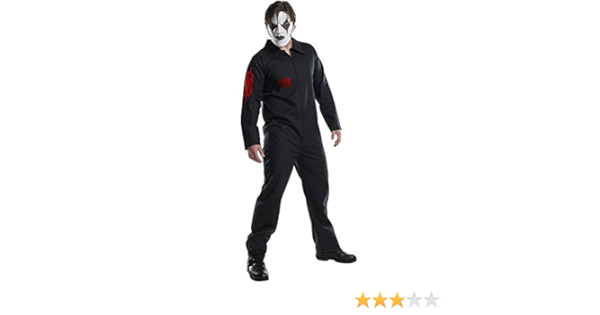 Amazon Slipknot スリップノット つなぎ 衣装 コスチューム コスプレ 大人用 ジャンプスーツ Xlサイズ 黒 ハロウィン 仮装 海外 ロックバンド 並行輸入品 コスプレ 仮装 通販