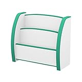 【JAJAN】えほんたて ショート 幅50.7cm奥行き22cm高さ45cmグリーン［完成品][おまけ付き]【知育家具EVAキッズシリーズ】PS-50SG_s[絵本ラック]