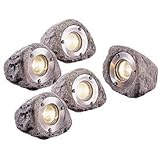 Master Craft Low-Voltage Outdoor Rock Light, Set of 5 [並行輸入品]