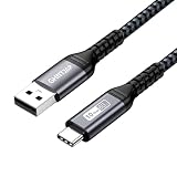 GHNTJAP USB C ケーブル 0.5M USB 3.2 Gen 2対応 10Gbps転送速度 60W急速充電 USB Type C ケーブル Android Auto対応 Galaxy/iPhone 15/MacBook/iPad等各種対応 50CM