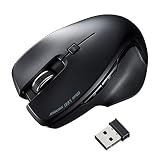 サンワサプライ 超小型レシーバーワイヤレスブルーLEDマウス ブラック MA-SW1BK