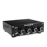 FX-AUDIO- LS-01J [ブラック] 4chラインスプリッター ＆ プリアンプ RCA出力を4分配