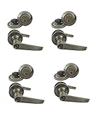 nu-set 4 x ( t-e-5 – 3 + 70053 ) ka Tustin 4 Sets of nu-set Keyed Alikeドアレバーロックand Single円柱デッドボルト、アン