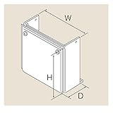 リンナイ　配管カバー【ROP-6101-K】（25-5173）【ROP6101K】　給湯器
