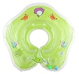 (FUPUONE) ベビー用うきわ 浮き輪首リング ベビーフロート プレスイミング お風呂に (グリーン)