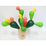 Wood toy plants cacti balance game by Forest [並行輸入品]