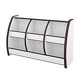 【JAJAN】おもちゃばこ ワイド 幅95cm ブラウン［完成品][おまけ付き]【知育家具EVAキッズシリーズ】OB-95MD_s