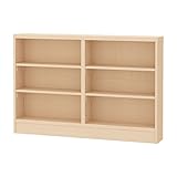 岩附(IWATSUKI) 書棚 ライトナチュラル 高さ77cm 幅120 奥行17.5 スリム 幅木よけ加工無し 日本製 CS-W120-H77SLN