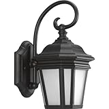 Progress Lighting p568531 Crawford 13 W 1ライト蛍光灯アウトドア壁取り付け用燭台、B ブラック P5685-31 1