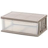 JEJ 収納ケース Fronte(フロンテ) ワイド1段 ベージュ (1個組)