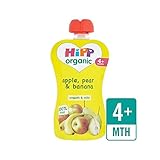ちょうど果物のリンゴ、梨＆バナナポーチ100グラム (Hipp Organic) - HiPP Organic Just Fruits Apple, Pear & Banana Pouch 100g 