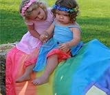 サラのシルクレインボーベビーブランケット