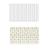 The Prime French Stripe Playmat Double Sided Design ベビージム プレイマット 両面デザイン 1.5~2の厚さ [海外並行輸入品] (L (230*1