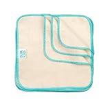 Bumkins Reusable Flannel Wipes, 12 Count, Natural by Bumkins [並行輸入品]