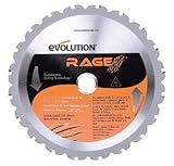 Evolution Power Tools #RAGE BLADE 7-1/4" 20T Circular Blade [並行輸入品]