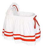 Baby Doll Bedding Modern Hotel Style II Bassinet Skirt, Orange by BabyDoll Bedding