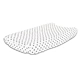 Black Triangle on White 100% Cotton Changing Pad Cover by The Peanut Shell by The Peanut Shell