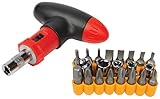 T-handle Screwdriver Set 22pce Ratchet Tools Accessories Diy Home Silverline