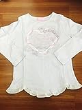 秋物 メゾピアノ ジュニア 長袖 Tシャツ ハート柄 140 女の子用 洋服